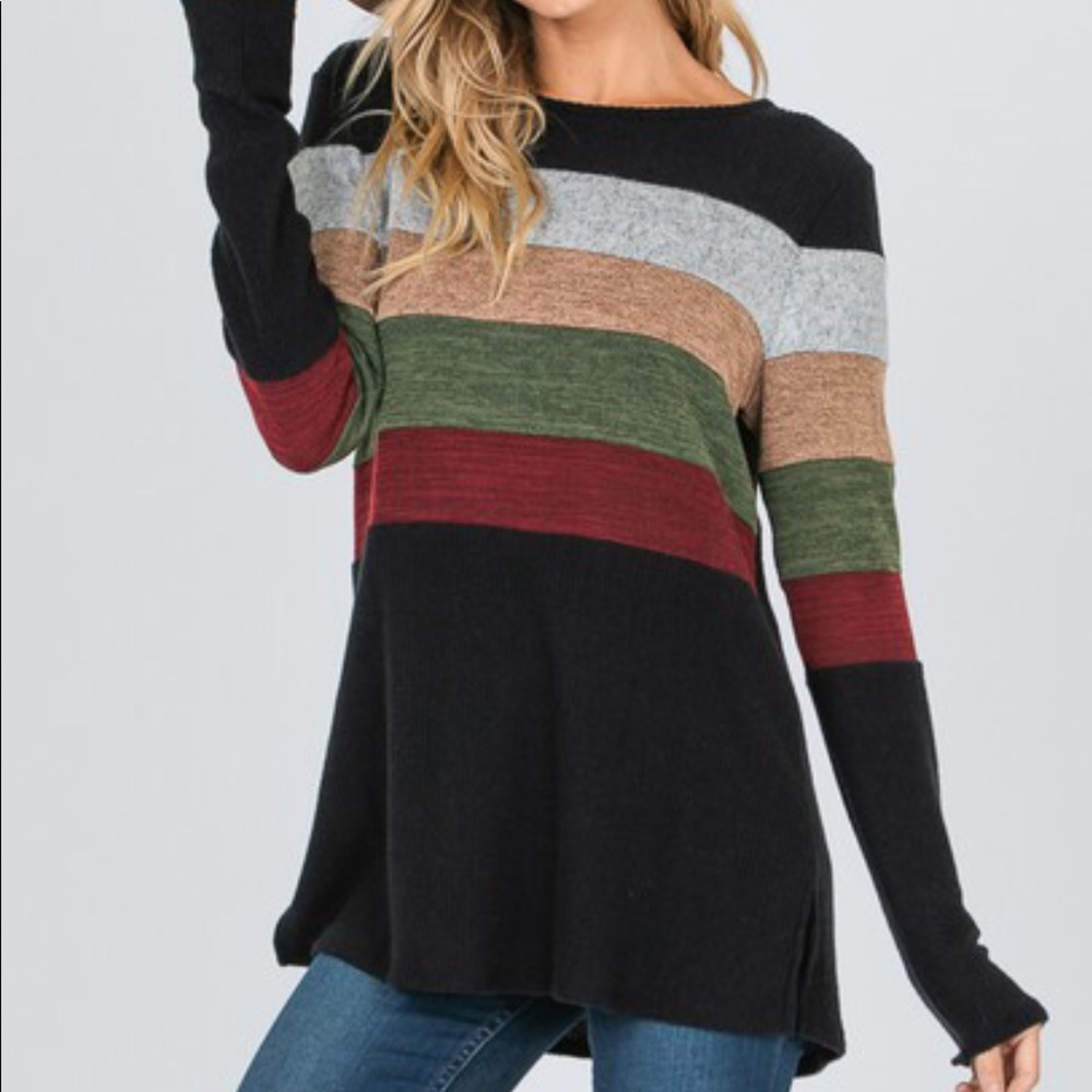 Color Block Sweater